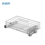 GIÁ BÁT ĐĨA NAN DẸT INOX 304 CAO CẤP, HỆ DẪN HƯỚNG CHỐNG RUNG BGKC02A