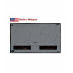 Bếp Từ Kaff KF-GT7003II 2 Vùng Nấu Inverter Malaysia – Mặt Kính Crystal Xám, Booster 3200W