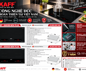 Bếp Từ Đôi KAFF KF-EG515II & KF-EG502II New Plus – Công Nghệ Đức, Lắp Ráp Việt Nam, Booster 3700W, Bảo Hành 7 Năm