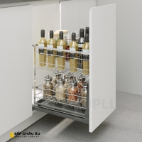 KỆ ĐỰNG GIA VỊ NAN DẸT INOX 304  Euplus EV bề mặt điện hóa Inox 304