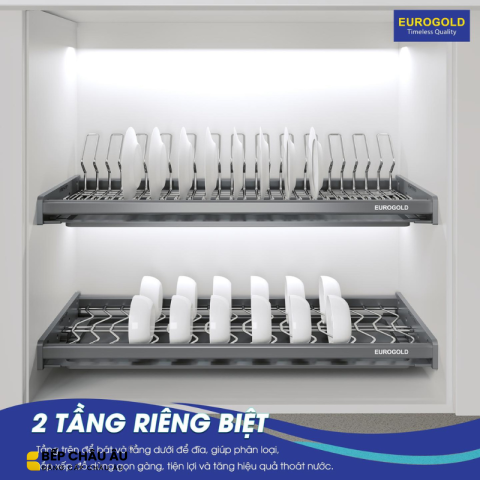 Giá Bát Cố Định Nan Oval EUROGOLD Inox SUS304 Cao Cấp 