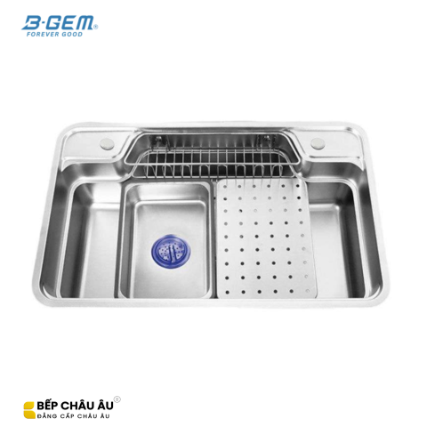 B-Gem - CPH - CHẬU BÁN NGUYỆT INOX 304 - CÔNG NGHỆ LINEN