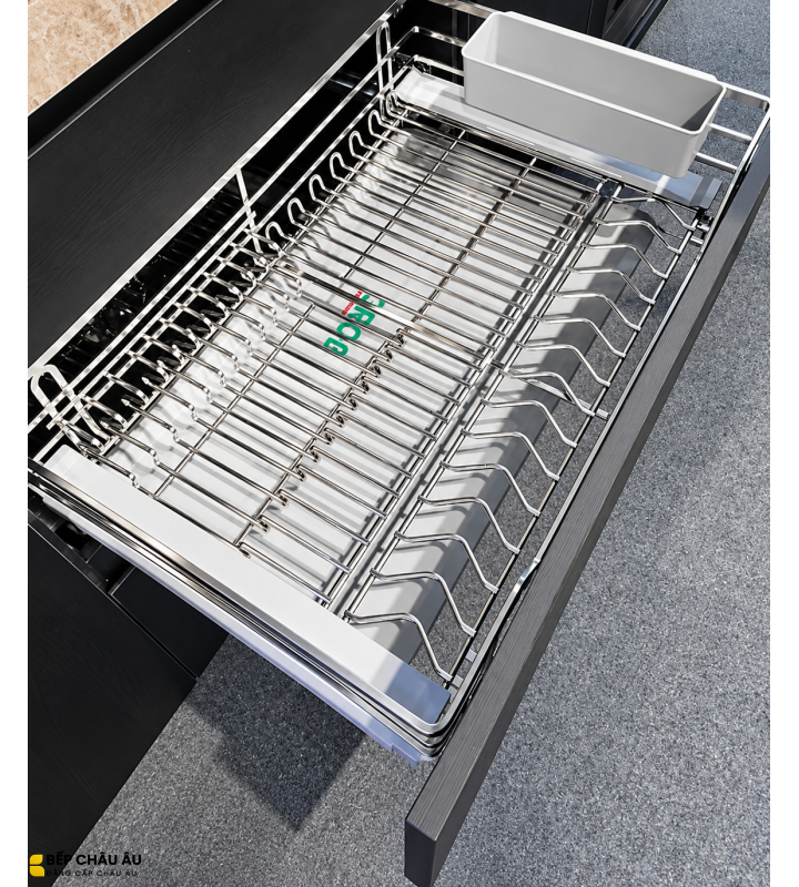 Kệ Đựng Bát Đĩa Mix Oval Inox 304 GROB