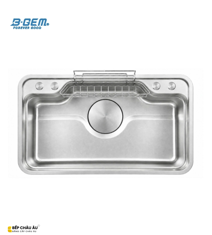 B-Gem - NEO - CHẬU BÁN NGUYỆT INOX 304 CÔNG NGHỆ VOLCANO 