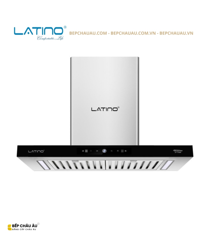 Máy Hút Mùi Latino LT-T35A 70cm Chữ T – Turbo 190W, Cảm Ứng Vẫy Tay, Lực Hút 1200m³/h