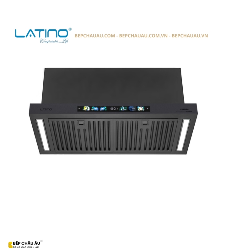 Máy Hút Mùi Âm Tủ Latino LT-V.8 PURIO 70cm – Turbo 1300m³/h, Cảm Biến Vẫy Tay, Khử Mùi Than Hoạt Tính