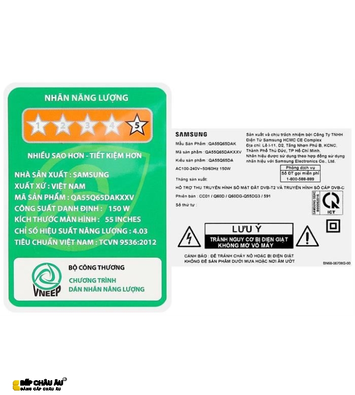 Smart Tivi QLED Samsung 4K 55 inch QA55Q65D